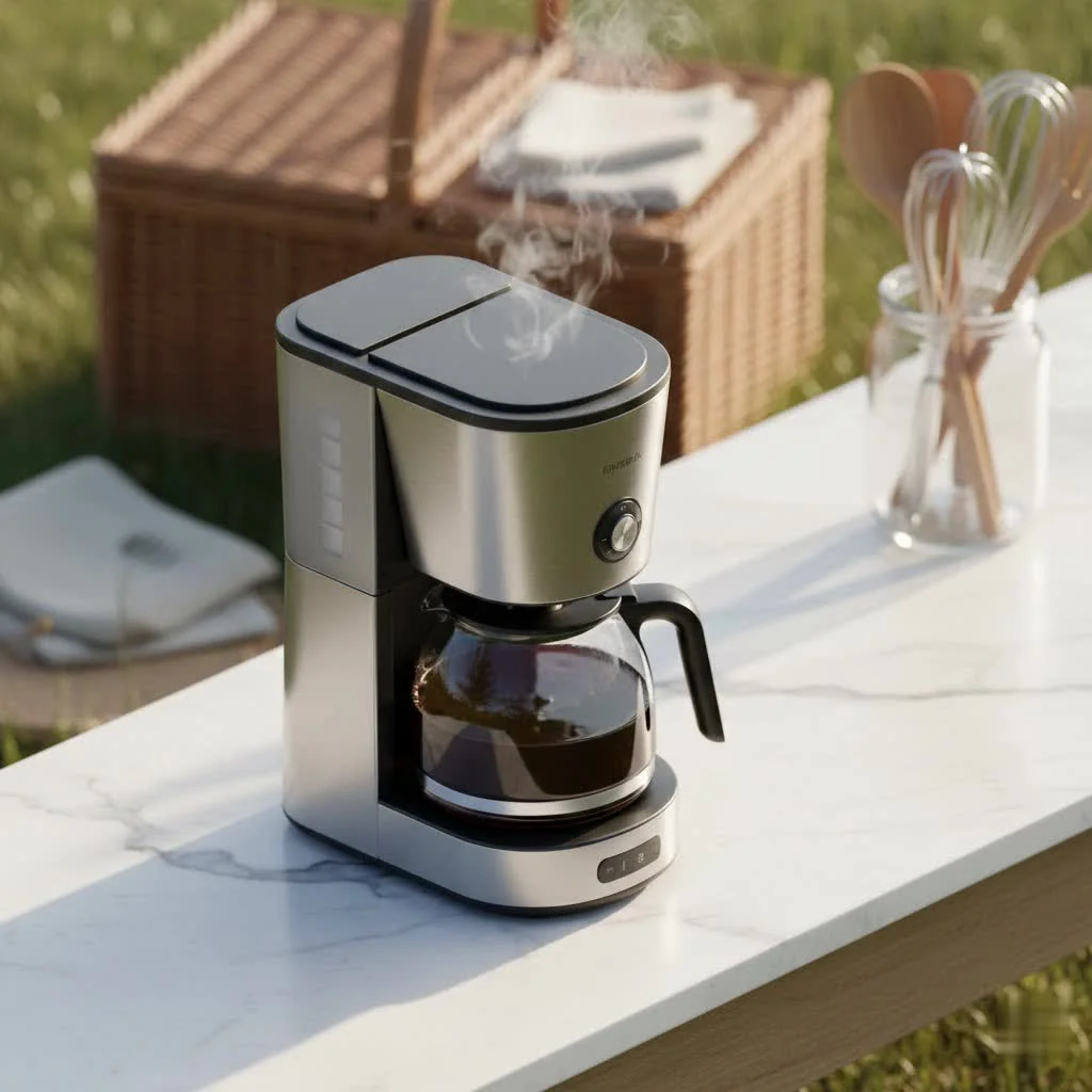 Vietnamese phin filter brewing coffee